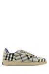 Burberry Women Embroidered Canvas Terrace Sneakers In Multi
