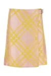 Burberry Checked A-line Mini Skirt In Multicolor
