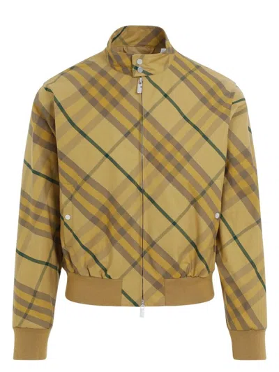 BURBERRY WOMEN'S EMBROIDERED COTTON BOMBER JACKET