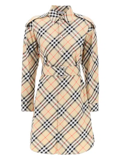 BURBERRY WOMEN'S EMBROIDERED COTTON DRESS