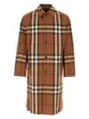 Burberry Embroidered Cotton Eversible Overcoat