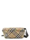 Burberry Women's Embroidered Fabric Check Belt Bag