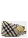 Burberry Embroidered Fabric Medium Shield Crossbody Bag