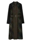 Burberry Embroidered Gabardine Bradford Trench Coat