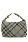 Burberry Women Embroidered Nylon Mini Peg Handbag In Multicolor