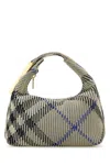 Burberry Women Embroidered Nylon Mini Peg Handbag In Multicolor