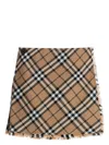 Burberry Women Embroidered Twill Mini Skirt