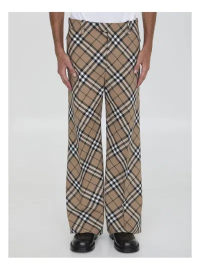 BURBERRY WOMEN'S EMBROIDERED POLYESTER BLEND PANT