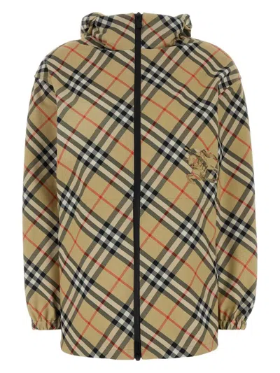 BURBERRY WOMEN'S EMBROIDERED POLYESTER JACKET