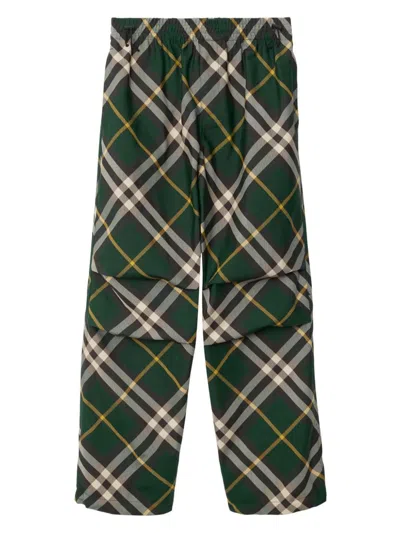 BURBERRY WOMEN'S EMBROIDERED POLYESTER PANT