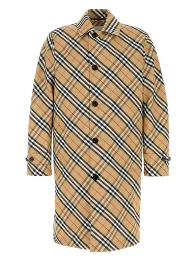 BURBERRY WOMEN'S EMBROIDERED POLYESTER TRENCH COAT
