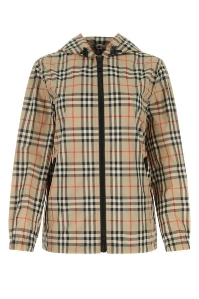 BURBERRY BURBERRY WOMEN EMBROIDERED POLYESTER WINDBREAKER