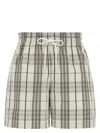Burberry Women Embroidered Poplin Shorts
