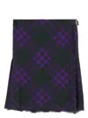 Burberry Embroidered Silk Skirt
