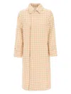 Burberry Houndstooth Twill Trench Coat