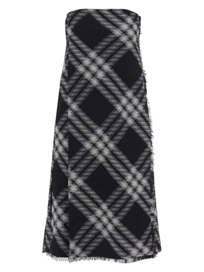 BURBERRY WOMEN'S EMBROIDERED WOOL DRESS