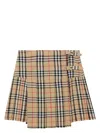 Burberry Embroidered Wool Mini Skirt