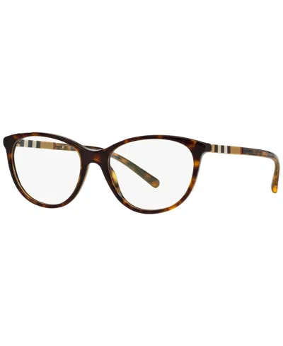 Burberry Women's Eyeglasses, Be2205 In Dark Havana