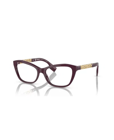Burberry Women's Eyeglasses, Be2392 In Bordeaux