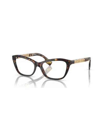 Burberry Women's Eyeglasses, Be2392 In Dark Havana