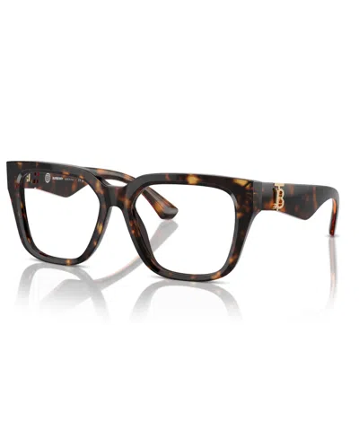Burberry Women's Eyeglasses, Be2403 In Dark Havana