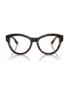 Burberry Women's Eyeglasses, Be2404 In Dark Havana