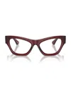 Burberry Women's Eyeglasses, Be2405u In Bordeaux