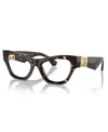 Burberry Women's Eyeglasses, Be2405u In Dark Havana