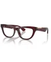 Burberry Women's Eyeglasses, Be2406u In Check Red