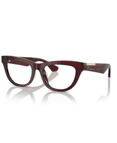 Burberry Women's Eyeglasses, Be2406u In Check Red