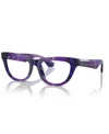 Burberry Women's Eyeglasses, Be2406u In Check Violet