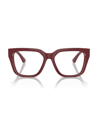 Burberry Women's Eyeglasses,be2403 In Burgundy