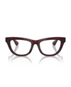 Burberry Women's Eyeglasses,e2406u In Check Red