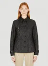 Burberry Quilted Thermoregulated Jacket In Black