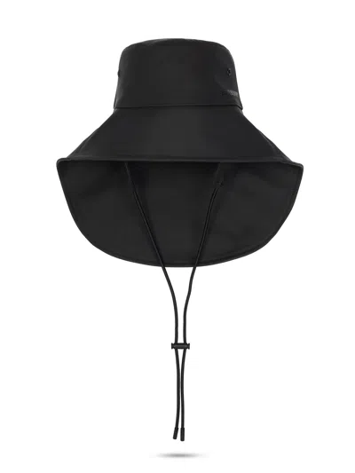 Burberry Women's Fisherman Logo Hat In Black