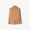 Burberry Women's Fox Pattern Shirt In C1306
