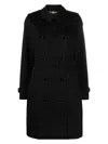 Burberry Double Breasted Belted Trench Coat
