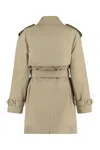 Burberry Women's Gabardine Trench Coat In Beige
