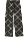 Burberry Check Silk Pyjama Trousers In Snugipchck