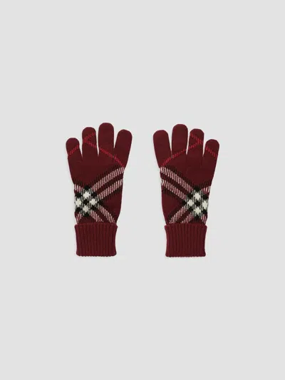 Burberry Women's Heritage Check Cashmere-blend Gloves In Multi
