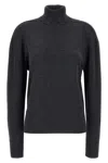 Burberry High Neck Sweater Sweaters And Cardigans In Gray