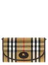Burberry Beige Highlands Crossbody Bag In Brown