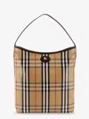 Burberry Women Higlands Shoulder Bag With Traditional Check Motif