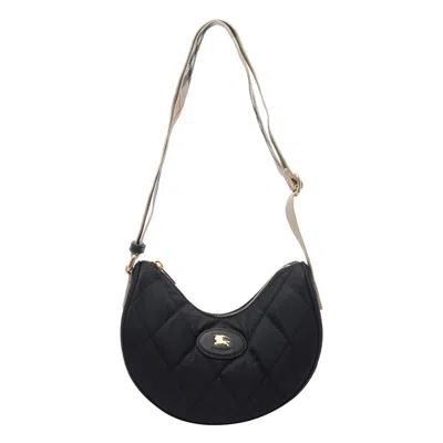 Burberry Women Horseshoe Crossbody Bag In Black