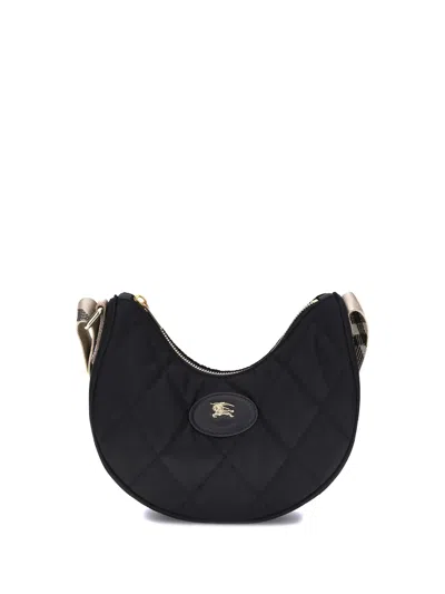 Burberry Horseshoe Shoulder Bag In Black