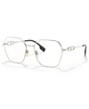 Burberry Women's Irregular Eyeglasses, Be136154-o In Light Gold-tone