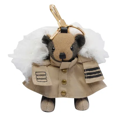 Burberry Women Is Thomas Check Keyring In Neutral