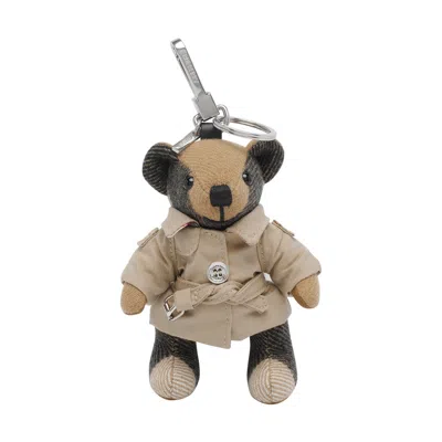 Burberry Women Is Thomas Trench Keyring In Neutral