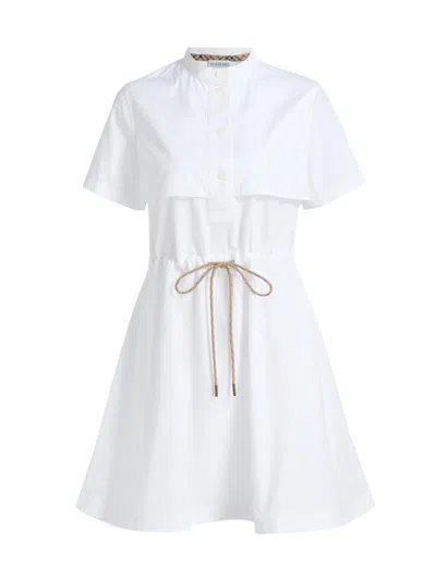 Burberry Women's Isotta Cotton Poplin Minidress In Red