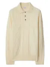 Burberry Ivory Alpaca Blend Sweater